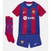 Billige Barcelona Ferran Torres #7 Børnetøj Hjemmebanetrøje til baby 2023-24 Kortærmet (+ korte bukser)